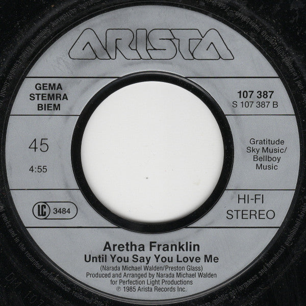 Aretha Franklin : Freeway Of Love (7", Single)