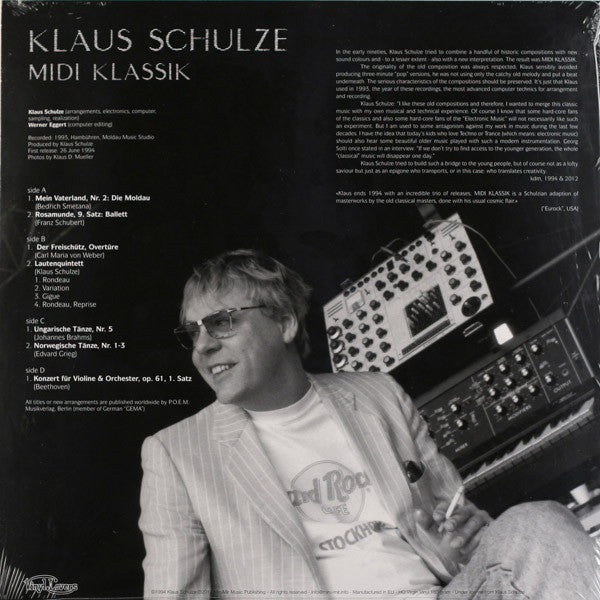 Klaus Schulze : Midi Klassik (2xLP, Album, RE)