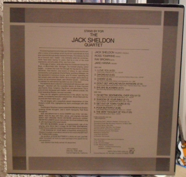The Jack Sheldon Quartet : Stand By For (LP, Album)