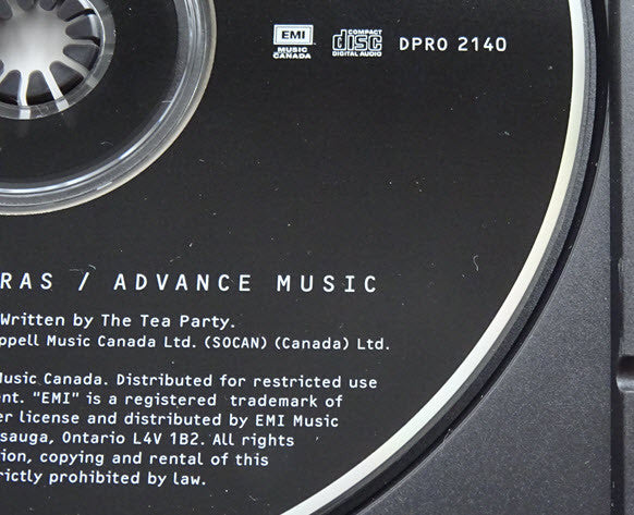 The Tea Party : The Interzone Mantras (CD, Album, Promo)