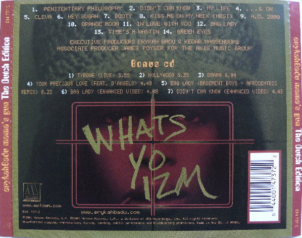 Erykah Badu : Mama's Gun The Dutch Edition (2xCD, Album, Enh, S/Edition)