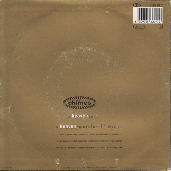 The Chimes : Heaven (7", Single, Dlx)