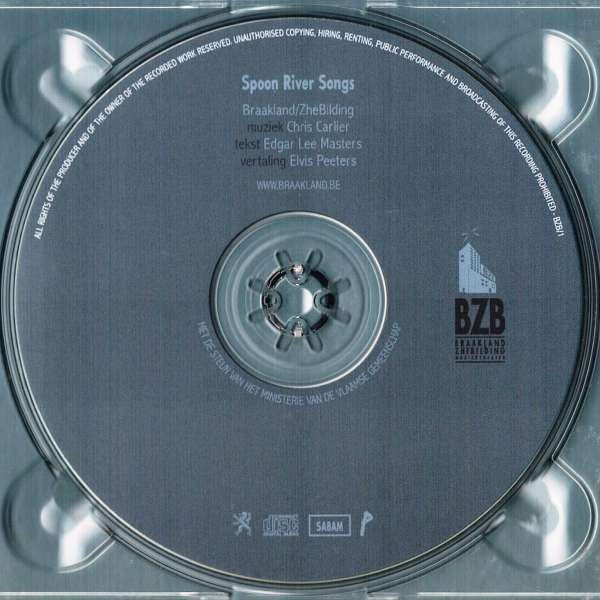 Chris Carlier & Braakland/ZheBilding : Spoon River Songs (CD)