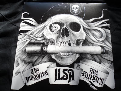 Ilsa (2) : The Maggots Are Hungry (12", MiniAlbum, Ltd, RM, Whi)