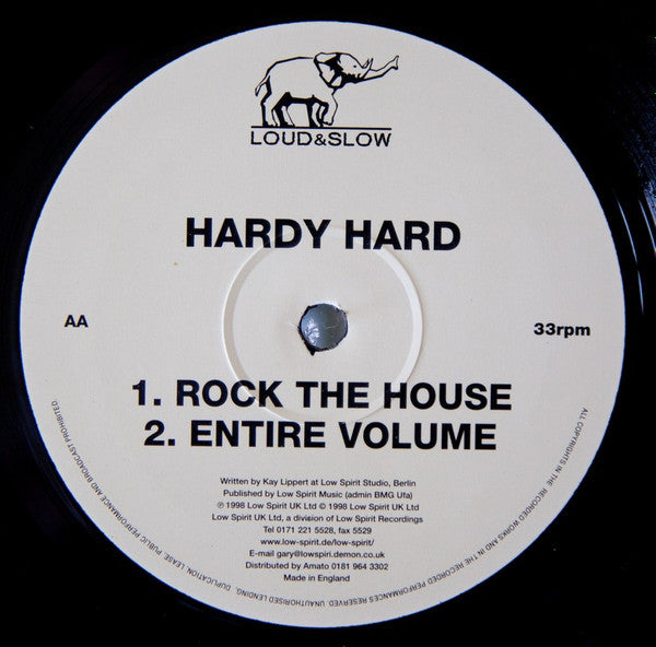 Hardy Hard : Steady (12")
