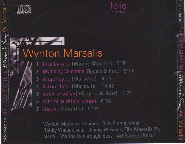 Wynton Marsalis : The Jazz Masters - 100 Años De Swing (CD, Album, RE)
