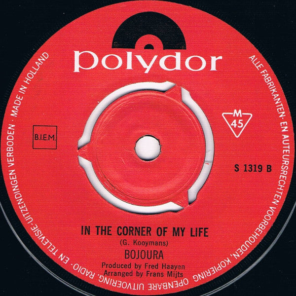 Bojoura : If It's Tuesday, This Must Be Belgium (7", Single, Mono)