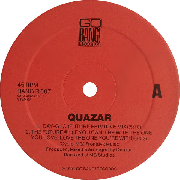 Quazar : The Seven Stars / Day-Glo (Remix) (12")