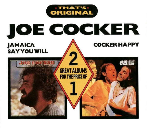 Joe Cocker : Jamaica Say You Will / Cocker Happy (2xCD, Comp)