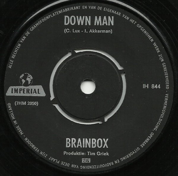 Brainbox (3) : Down Man / Woman's Gone (7", Single)