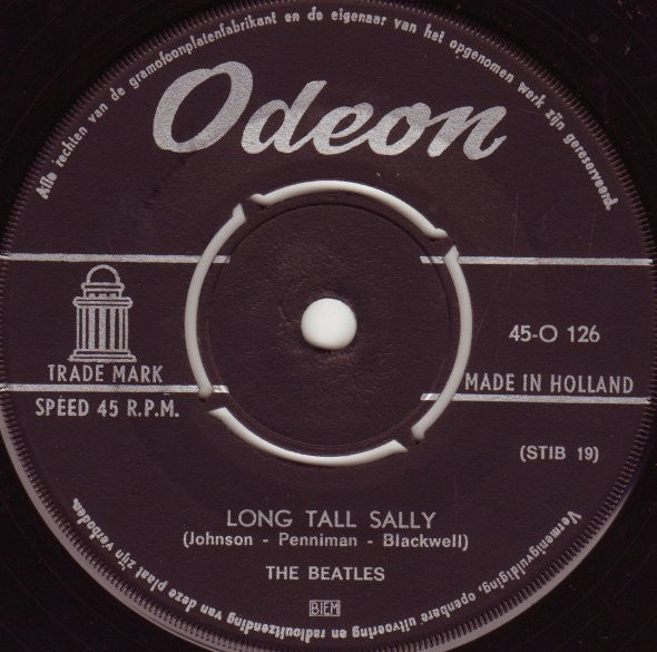 The Beatles : Long Tall Sally (7", Single, Kno)