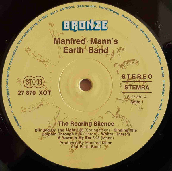Manfred Mann's Earth Band : The Roaring Silence (LP, Album)