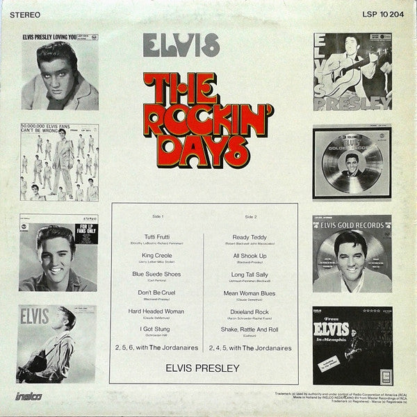 Elvis* : The Rockin' Days (LP, Comp)