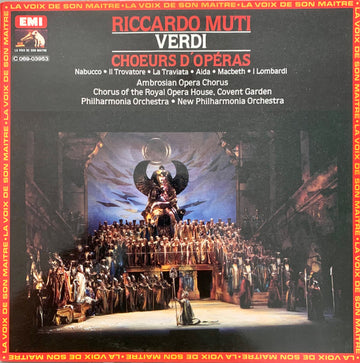 Riccardo Muti, Verdi* - Ambrosian Opera Chorus*, Chorus Of The Royal Opera House*, Philharmonia Orchestra, New Philharmonia Orchestra : Choeurs D'opéras (LP)