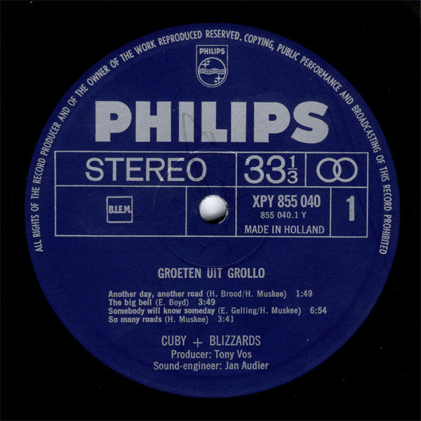 Cuby + Blizzards : Groeten Uit Grollo (LP, Album, Fli)