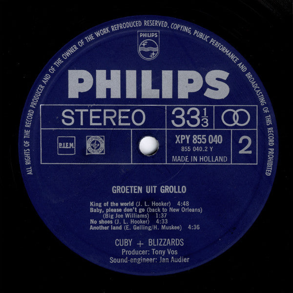 Cuby + Blizzards : Groeten Uit Grollo (LP, Album, Fli)