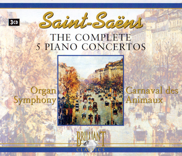 Camille Saint-Saëns : The Complete 5 Piano Concertos (3xCD, Comp)