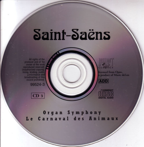 Camille Saint-Saëns : The Complete 5 Piano Concertos (3xCD, Comp)