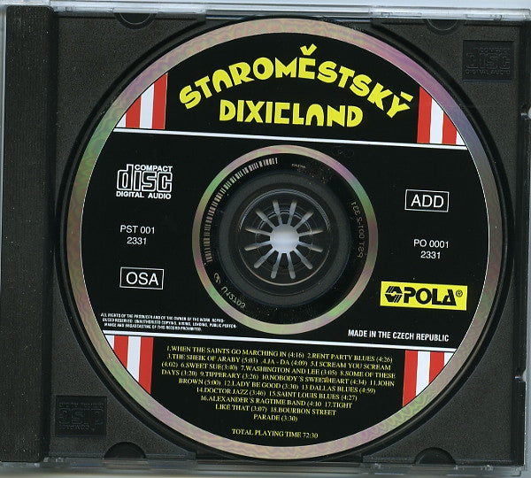 Staroměstský Dixieland : Staroměstský Dixieland Praha (CD, Album)