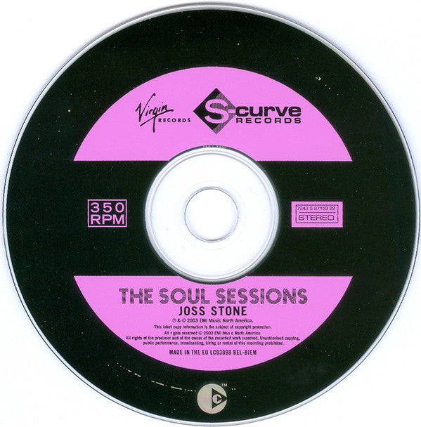 Joss Stone : The Soul Sessions (CD, Album, Copy Prot., RE)
