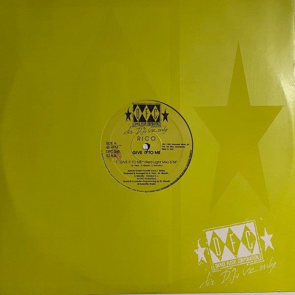 Rico (21) : Give It To Me (12")