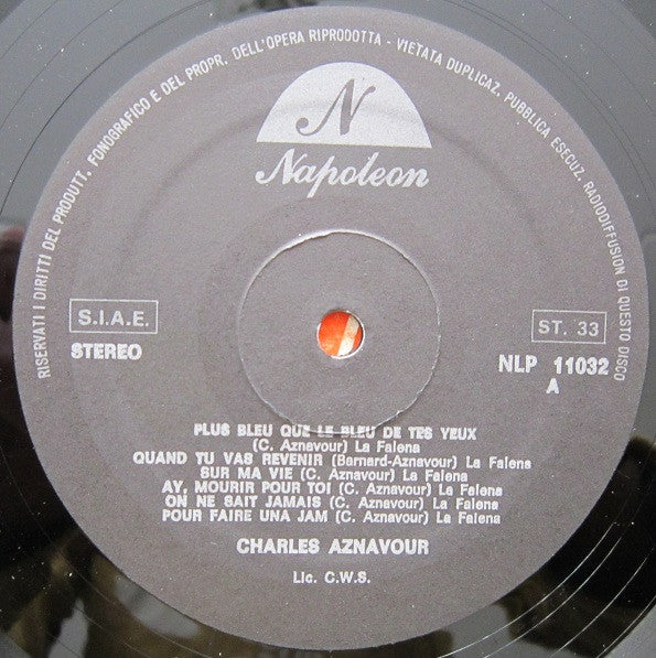 Charles Aznavour : Aznavour (LP, Comp)