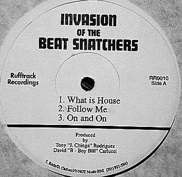 Tony Rodriguez & Dave Carlucci : Invasion Of The Beat Snatchers (12")