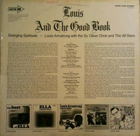 Louis Armstrong And His All-Stars With The Sy Oliver Choir : Louis And The Good Book (LP, Album)