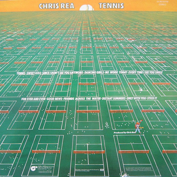 Chris Rea : Tennis (LP, Album, Ora)