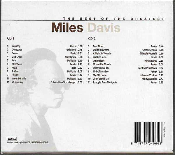 Miles Davis : The Best Of The Greatest (2xCD, Comp)