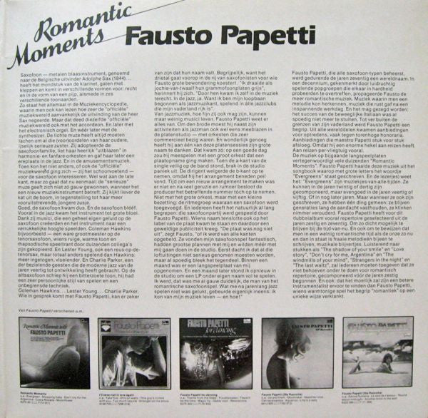 Fausto Papetti : Romantic Moments (2xLP, Comp, Gat)