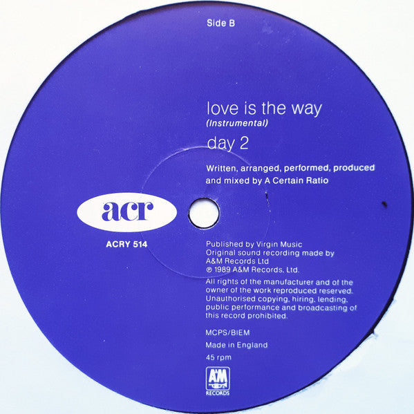 A Certain Ratio : The Big E (12", Single)