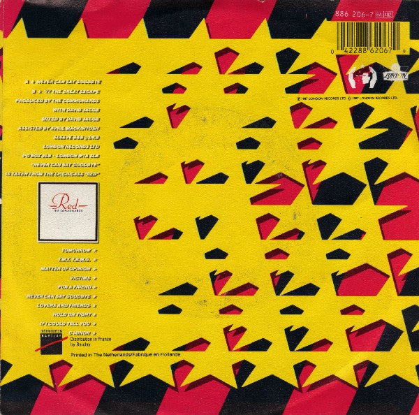 The Communards : Never Can Say Goodbye (7", Single)