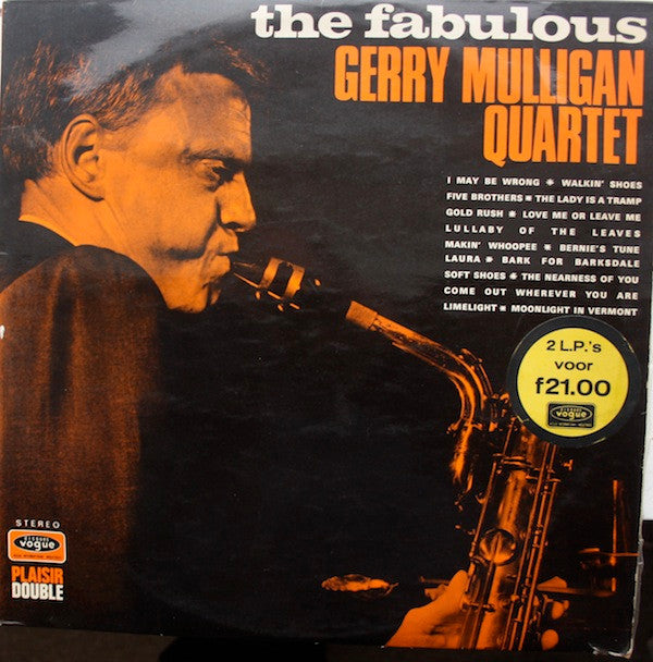 Gerry Mulligan Quartet : The Fabulous Gerry Mulligan Quartet (2xLP, Comp)