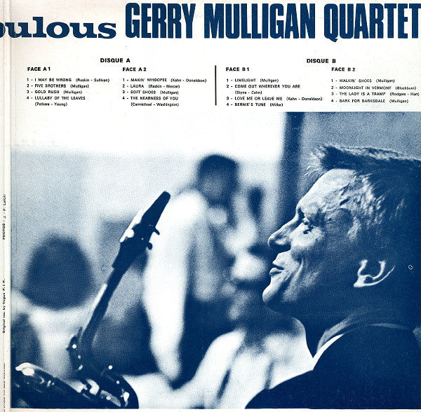 Gerry Mulligan Quartet : The Fabulous Gerry Mulligan Quartet (2xLP, Comp)
