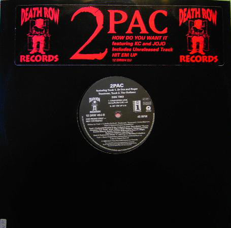 2Pac : How Do You Want It (12", Promo)