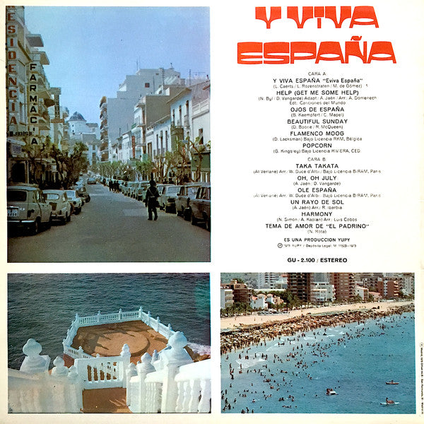 Unknown Artist : Benidorm 73  (LP, Comp)