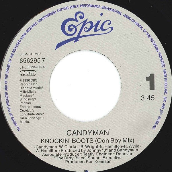 Candyman : Knockin' Boots (7", Single)