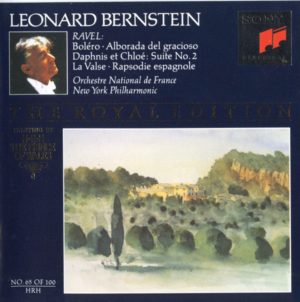 Leonard Bernstein - Maurice Ravel - Orchestre National de France - New York Philharmonic : Boléro • Alborada Del Gracioso • Daphnis Et Chloé: Suite No. 2 • La Valse • Rapsodie Espagnole (CD, Album, Comp, RM)