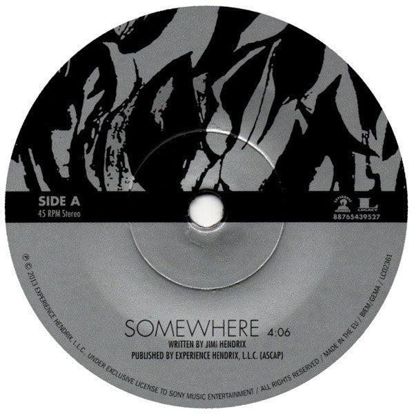 Jimi Hendrix : Somewhere (7", Single)