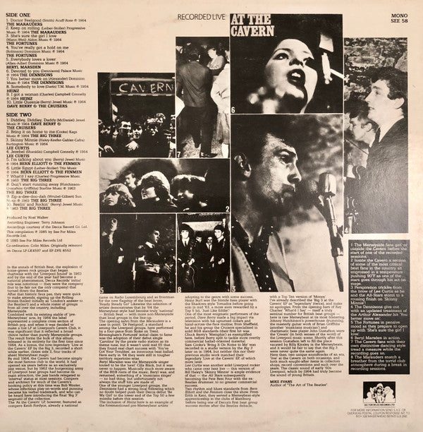 Various : At The Cavern (LP, Comp, Mono, RE)