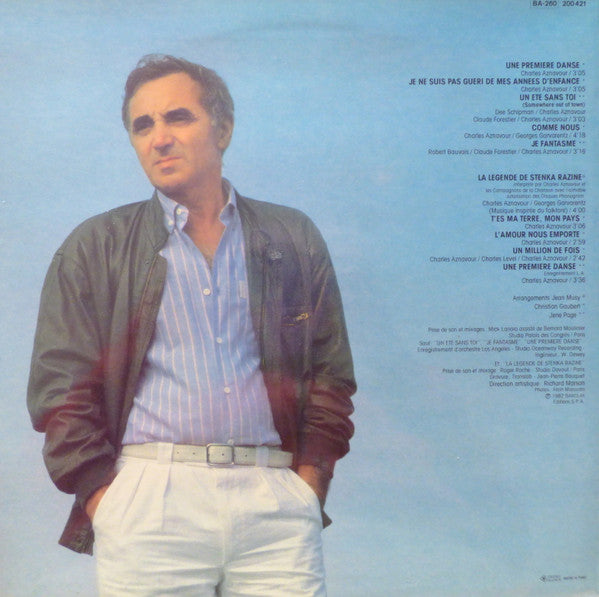Charles Aznavour : Une Première Danse / La Légende De Stenka Razine (LP, Album)