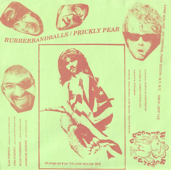 Lone Wolves : Rubberbandballs (7", Pin)