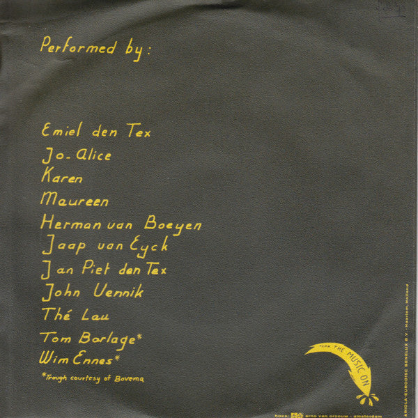 Emile Den Tex & The Original City Machine : City Machine (7")