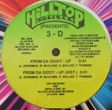 3-D* : From Da Giddy Up (12")