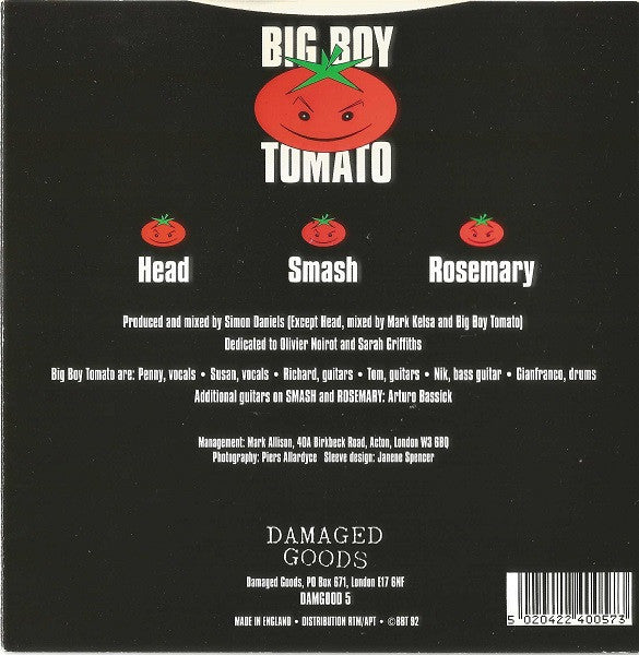 Big Boy Tomato : Acton Baby (7", Red)