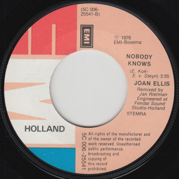 Joan Ellis (3) : I've Been Waiting For You (7")