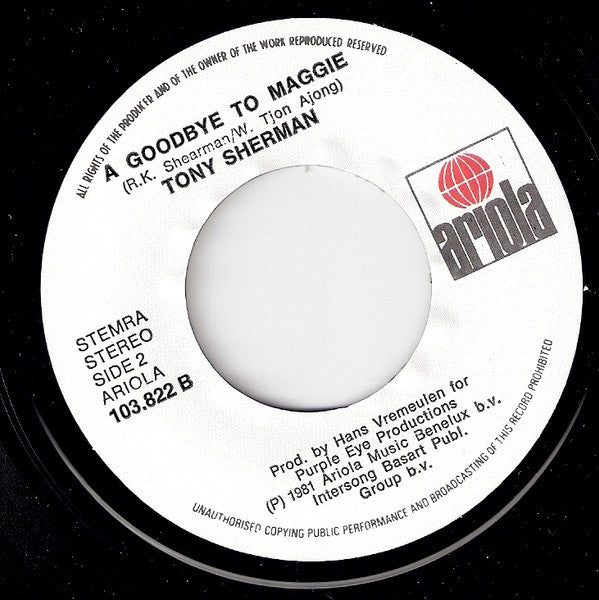 Tony Sherman & Julia Loko : Love's Grown Deep (7")