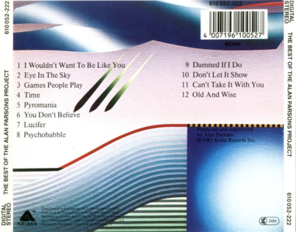The Alan Parsons Project : The Best Of The Alan Parsons Project (CD, Comp, RE)