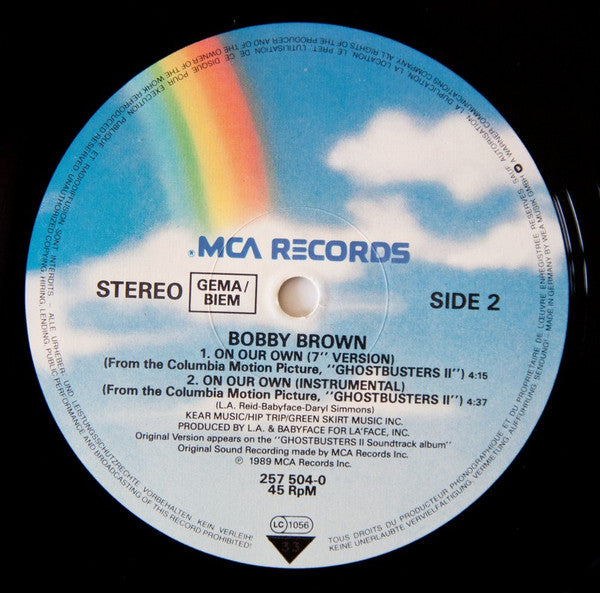 Bobby Brown : On Our Own (12", Single)